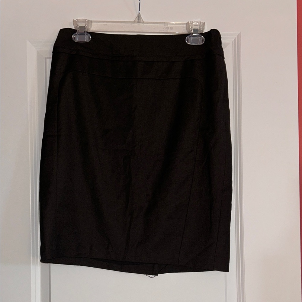 The Limited Dark Grey Pencil Skirt